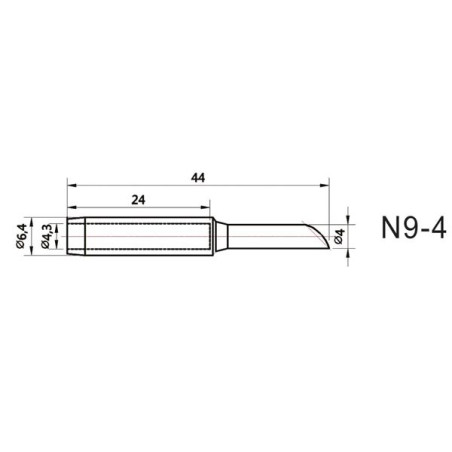 Velleman BITC220/4 soldeerpunt 4mm