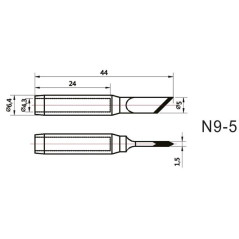 Velleman BITC220/5 soldeerpunt 5mm