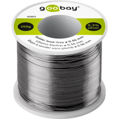 Goobay soldeertin 0,56mm 250gram loodvrij met zilver