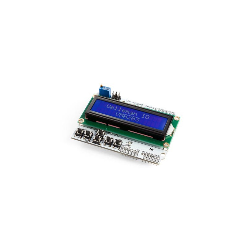 Whadda WPSH203 LCD-Shield en bediening voor Arduino