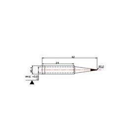 Soldeerbout-shop TIP N9-16 soldeerpunt spits 0.2mm