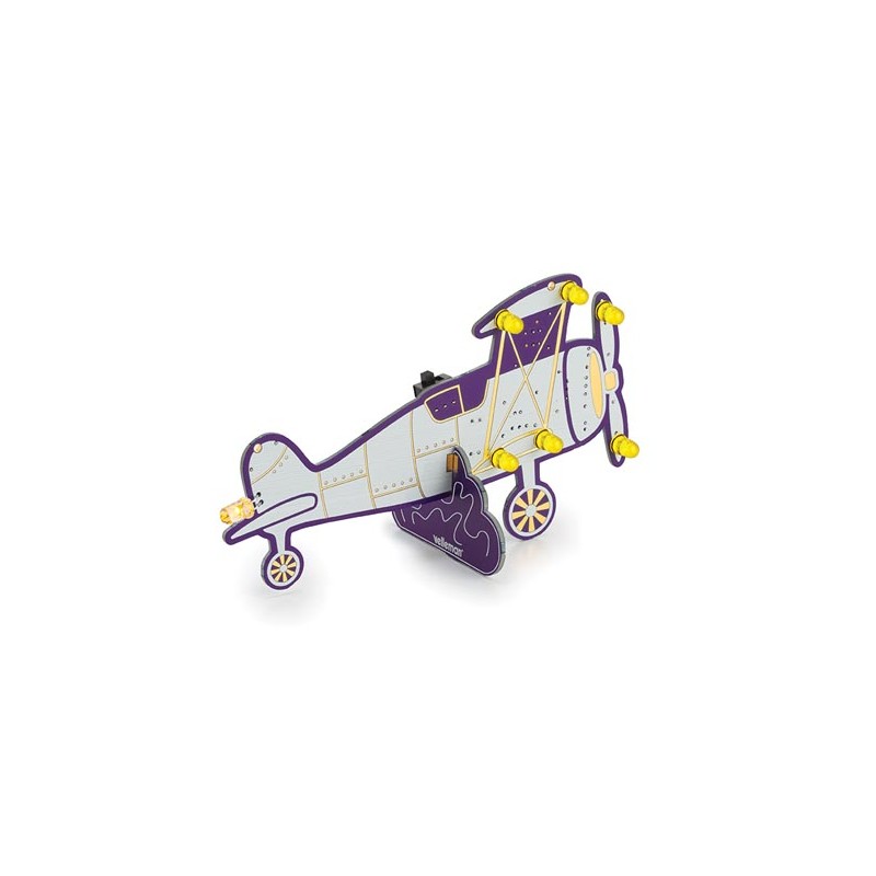 rekenkundig Kust Alternatief voorstel Whadda WSL225 Retro dubbeldekker vliegtuig Mini Kits bouwpakket