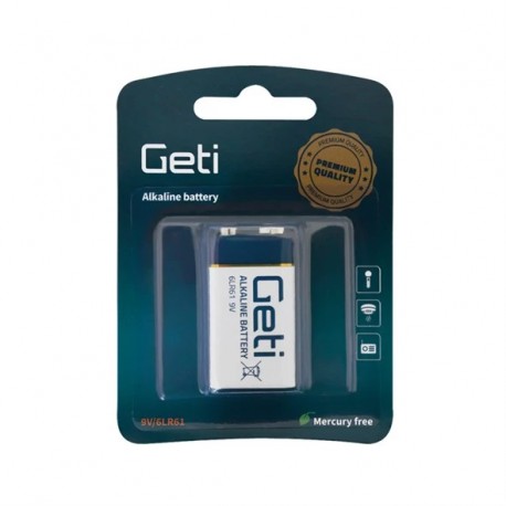 Geti 6LR61 9V Alkaline batterij