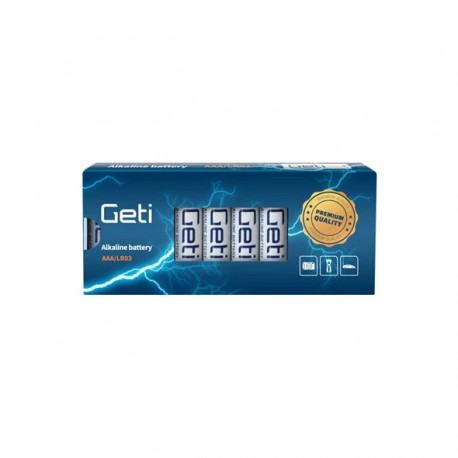 Geti LR03 AAA 1.5V Alkaline batterijen set van 10