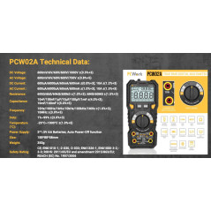 PCWork PCW02A Digitale multimeter