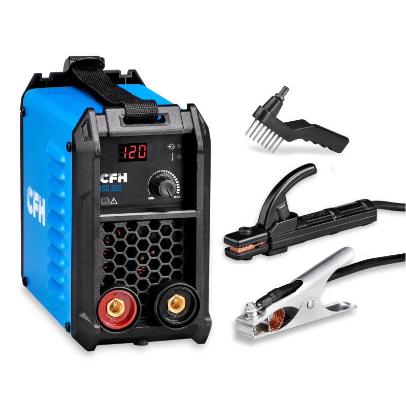 CFH ISG882 MMA elektrode lassapparaat 120A CFH ISG882 MMA elektrode lassapparaat 120A