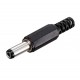 Soldeerbout-shop 2,1x5,5mm DC-plug kabeldeel