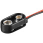 Goobay 11996 Professionele 9V Snap Batterijclip voor 9V blokbatterij