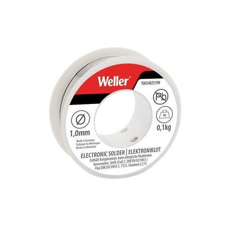 Weller EL99/1-100 Soldeertin 1mm 100gram loodvrij