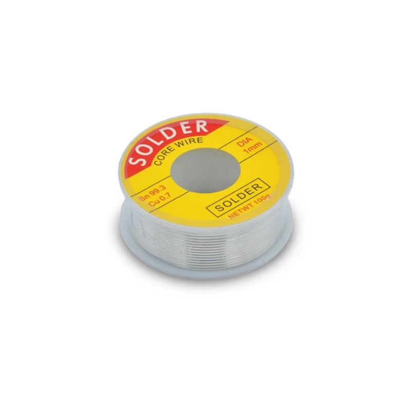 Soldeerbout-shop Tin100-10 soldeertin 1mm 100gram loodvrij