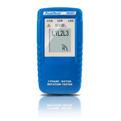 PeakTech 2530 3-fase draaiveldmeter digitaal | Soldeerbout-shop.nl