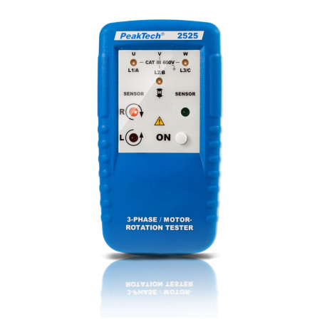 PeakTech 2525 3-fase draaiveldmeter analoog | Soldeerbout-shop.nl