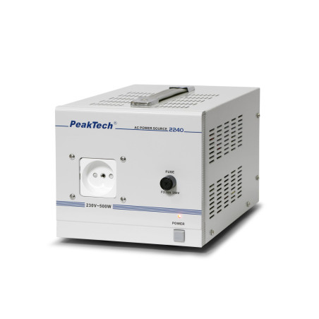 PeakTech 2240 Isolatietransformator 230VAC 500W | Soldeerbout-shop.nl