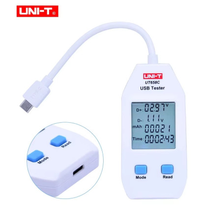 UNI-T UT658C USB-tester en meter USB-C