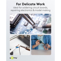 Goobay 76561 Derde hand met soldeerboutstandaard