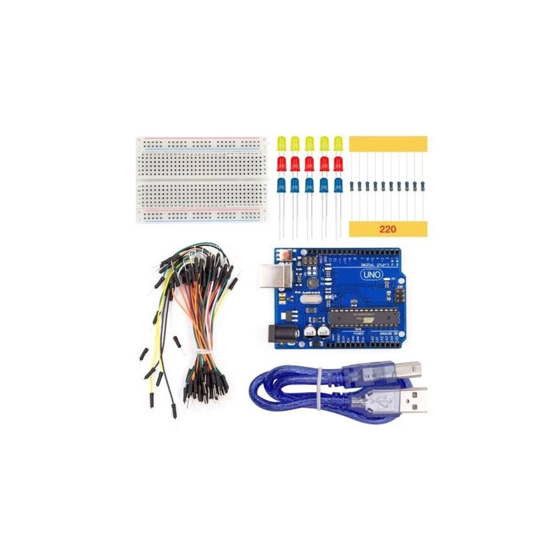Kuongshun Arduino UNO R3 Basickit – Basis Leer- en Ontwikkelkit Kuongshun Arduino UNO R3 Basickit – Basis Leer- en Ontwikkelkit