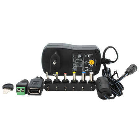 PCEnergy PCE1500-UNI  Voedingsadapter DC 3-12V 1,5A 18W