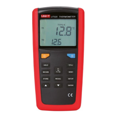 UNI-T UT325 Digitale thermometer -250 tot +1767°C | Soldeerbout-shop