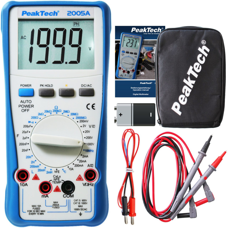 PeakTech 2005A Digitale multimeter