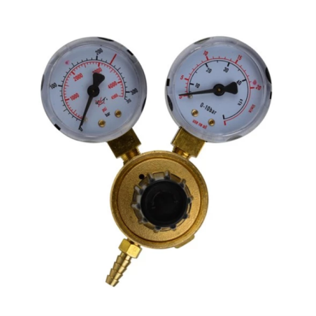 GEKO G80034 CO2 en Argon gasdrukregelaar instelbaar tot 10Bar