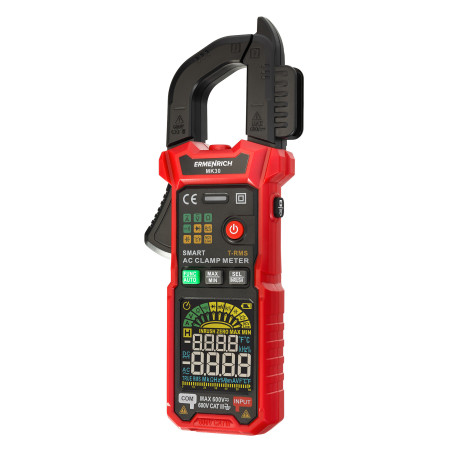 Ermenrich MK30 Digitale AC stroomtang 600A | Soldeerbout-shop.nl