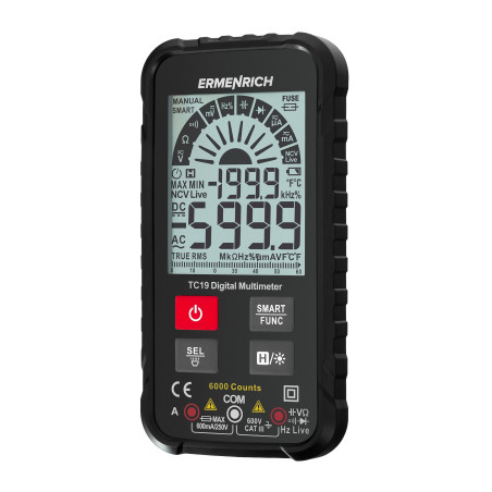 Ermenrich TC19 Digitale smart multimeter | Soldeerbout-shop.nl