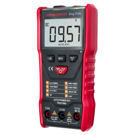 Ermenrich TC20 Digitale multimeter | Soldeerbout-shop.nl
