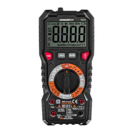 Ermenrich TC21 Digitale multimeter | Soldeerbout-shop.nl