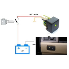 Velleman MK189 12V Auto-accu monitor Mini Kits bouwpakket