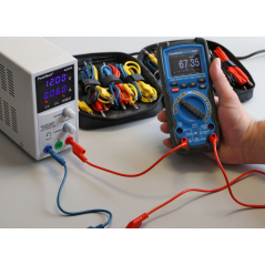 PeakTech 7046 Meetsnoerenset 4-delig 120VDC/50VAC 10A 25cm