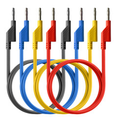 PeakTech 7049 Meetsnoerenset 4-delig 120VDC/50VAC 10A 100cm