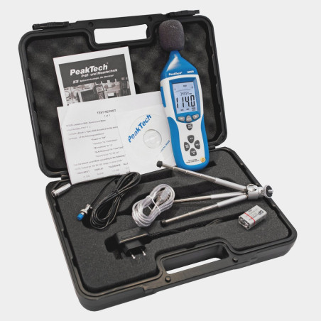 PeakTech 8005 Decibelmeter dBA en dBC met datalogger