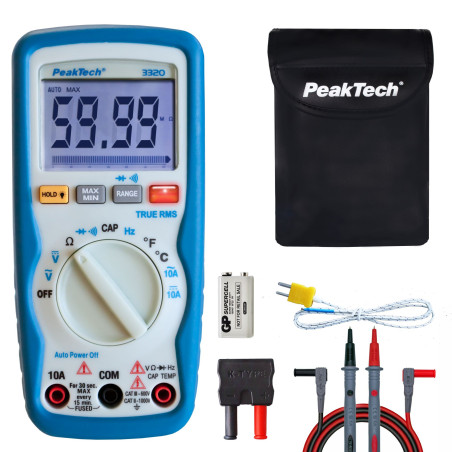 PeakTech 3320 Digitale multimeter | Soldeerbout-shop.nl