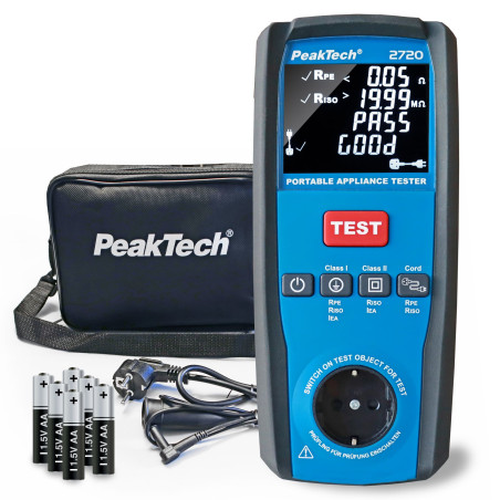 PeakTech 2720 Apparatentester | Soldeerbout-shop.nl