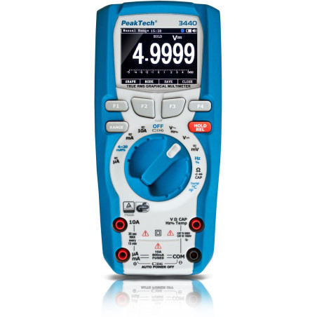 PeakTech 3440 Digitale grafische multimeter met Bluetooth