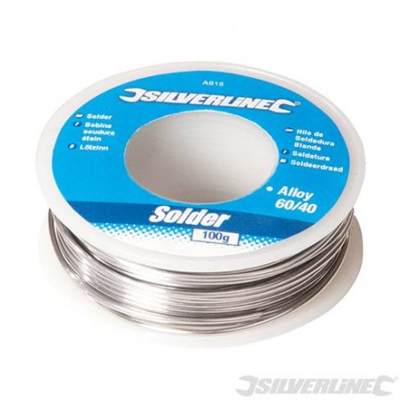 Silverline AS15 Soldeertin 1mm 100gram