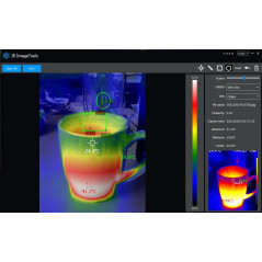 PeakTech 5610B Warmtebeeldcamera -20 tot +400°C | Soldeerbout-shop.nl