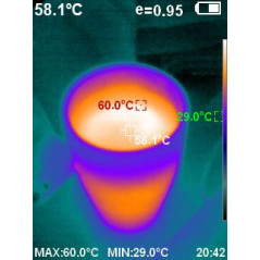 PeakTech 5610B Warmtebeeldcamera -20 tot +400°C | Soldeerbout-shop.nl