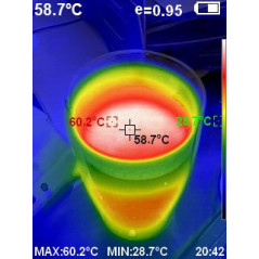 PeakTech 5610B Warmtebeeldcamera -20 tot +400°C | Soldeerbout-shop.nl