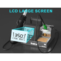 Bakon BK602 PRO SMD hetelucht- en soldeerstation | Soldeerbout-shop.nl