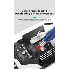 Bakon BK858 hetelucht SMD soldeerstation 550Watt | Soldeerbout-shop.nl