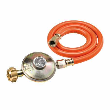 CFH DRS452 Gasdrukregelaar 50mBar met slang | Soldeerbout-shop.nl