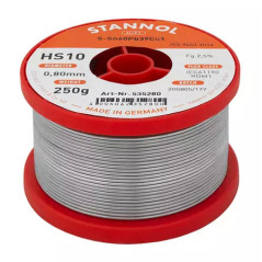 Stannol HS10 535639 soldeertin 1,5mm 250gram | Soldeerbout-shop.nl