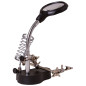 Levenhuk Zeno Desk D3 Derde hand met vergrootglas en soldeerboutstandaard Levenhuk Zeno Desk D3 Derde hand met vergrootglas en soldeerboutstandaard