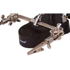 Levenhuk Zeno Desk D3 Derde hand met vergrootglas en soldeerboutstandaard | Soldeerbout-shop.nl