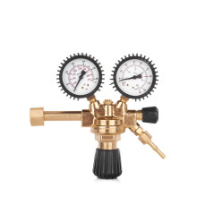 GEKO G80033 CO2 en Argon gasdrukregelaar instelbaar tot 5Bar | Soldeerbout-shop.nl