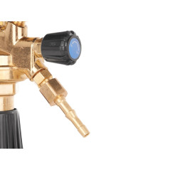 GEKO G80033 CO2 en Argon gasdrukregelaar instelbaar tot 5Bar | Soldeerbout-shop.nl