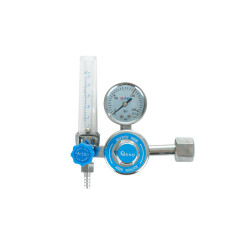 GEKO G80075 CO2 en Argon gasdrukregelaar instelbaar met flowmeter | Soldeerbout-shop.nl