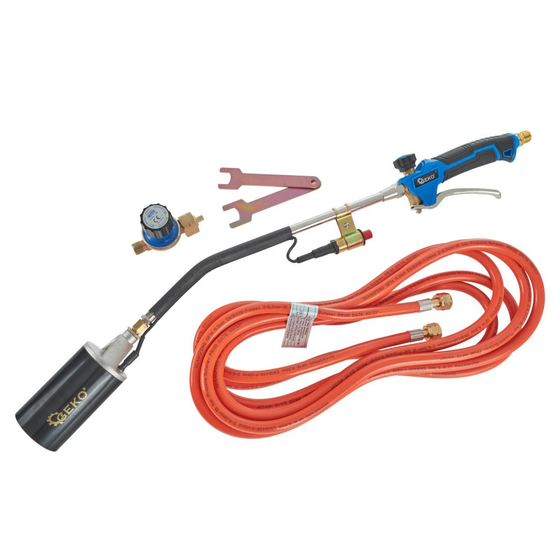 GEKO G20013 Onkruid- en dakbrander met gasslang en gasdrukregelaar GEKO G20013 Onkruid- en dakbrander met gasslang en gasdrukregelaar