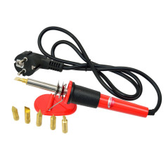 GEKO G20051 houtbrandpen met extra brandpunten 6-delig